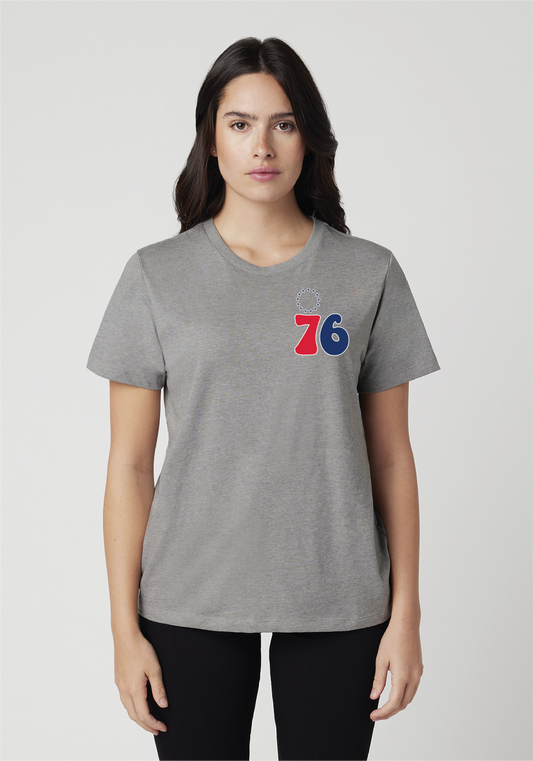 Ladies Philadelphia 76ers 10,9,8 TShirt