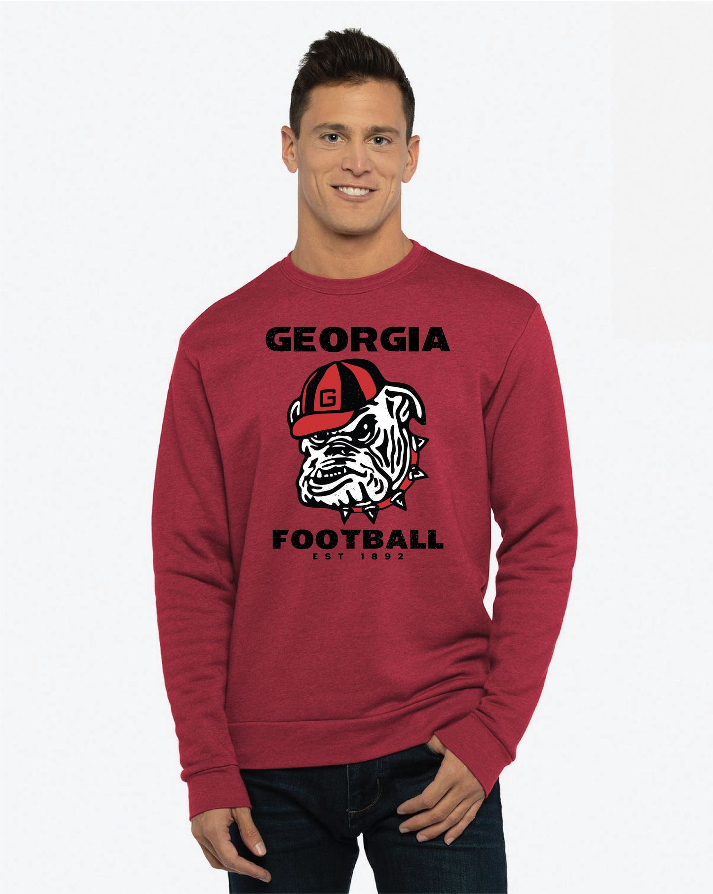 Unisex Classic Georgia Bulldog Football TShirt or Crewneck