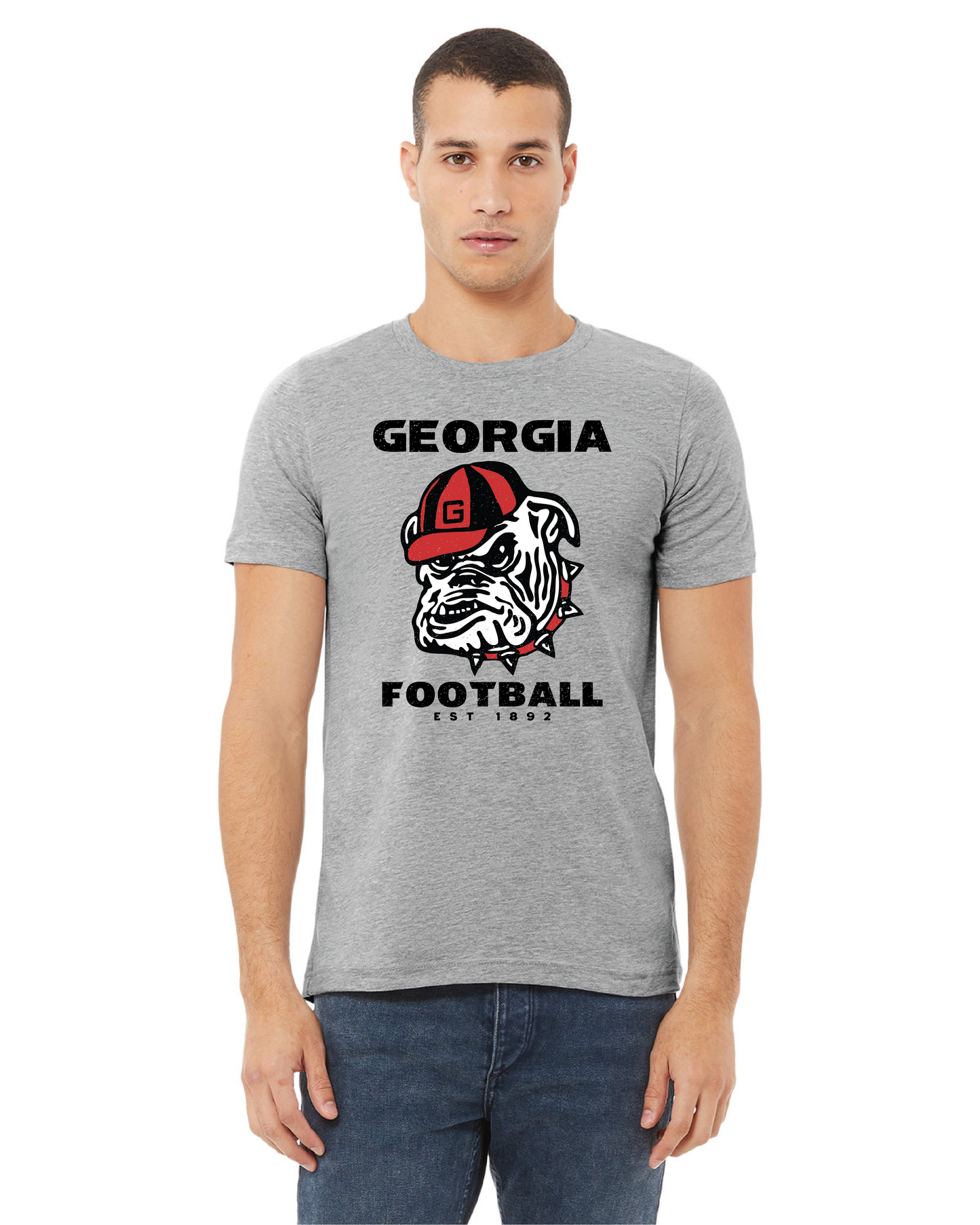 Unisex Classic Georgia Bulldog Football TShirt or Crewneck