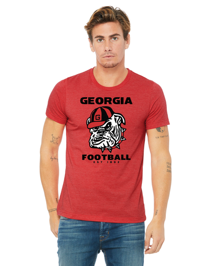 Unisex Classic Georgia Bulldog Football TShirt or Crewneck