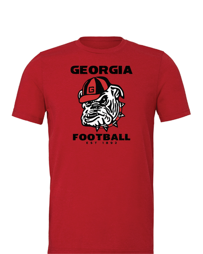 Unisex Classic Georgia Bulldog Football TShirt or Crewneck