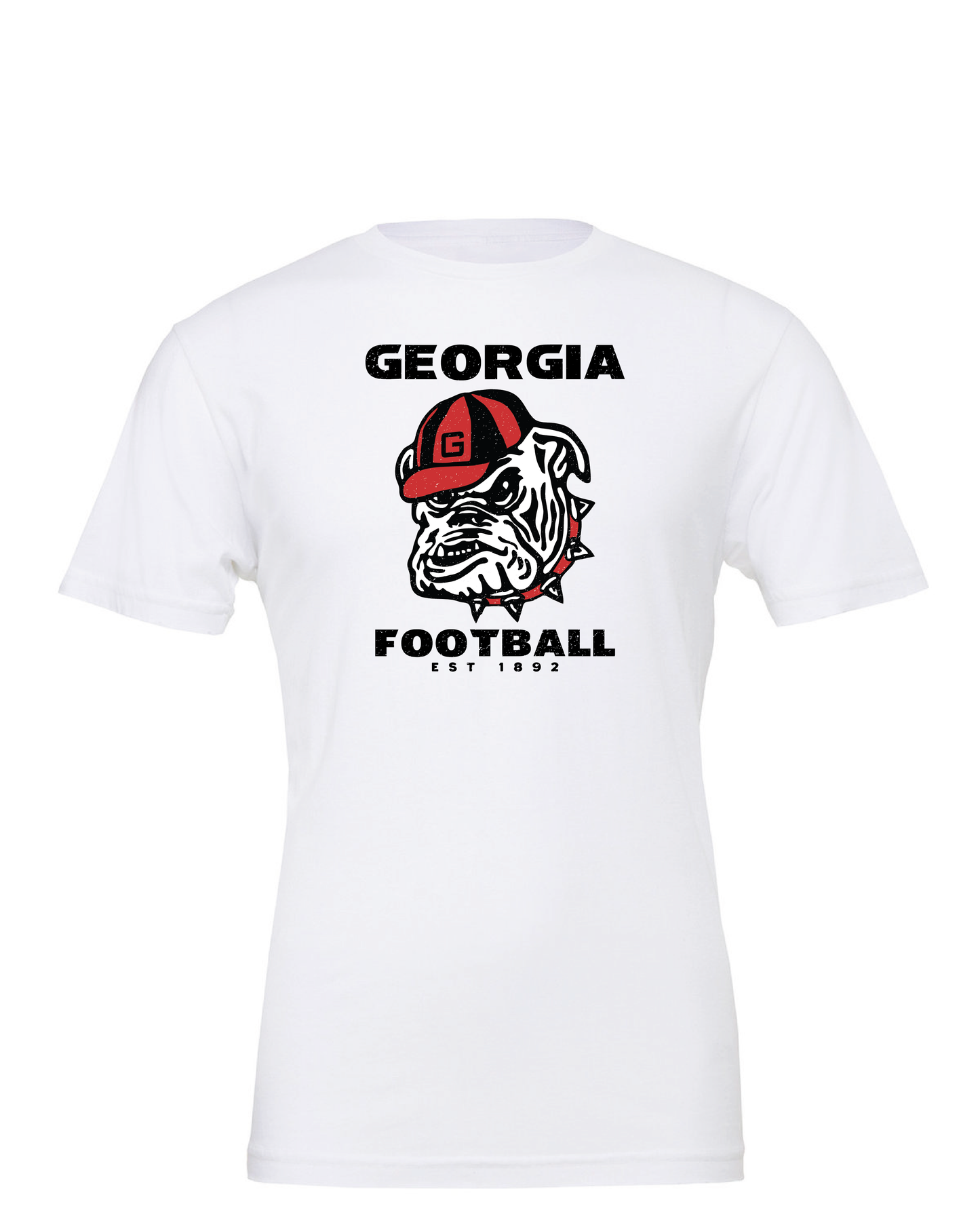 Unisex Classic Georgia Bulldog Football TShirt or Crewneck