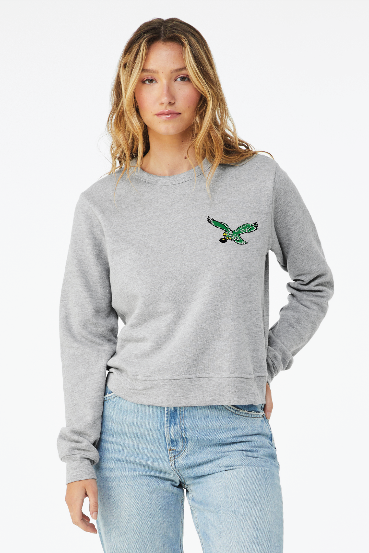 Ladies Philadelphia Eagles Sundays Are For The Birds Crewneck