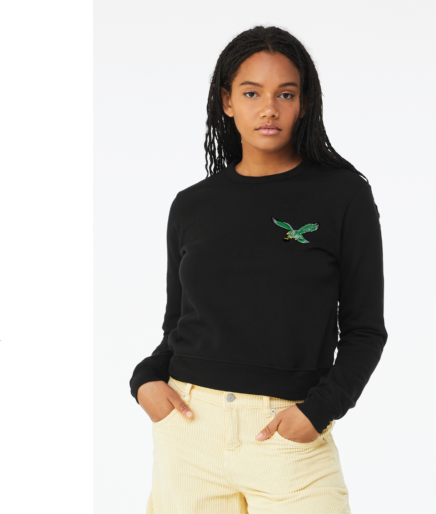 Ladies Philadelphia Eagles Sundays Are For The Birds Crewneck