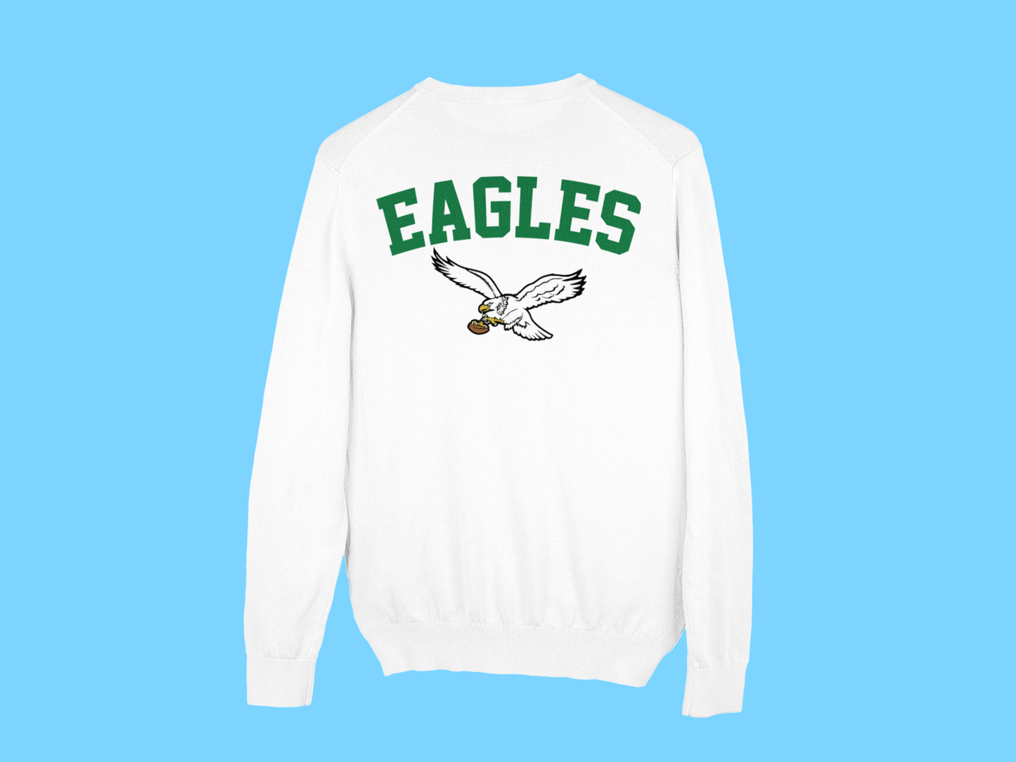 Unisex Simple Eagles Throwback Crewneck