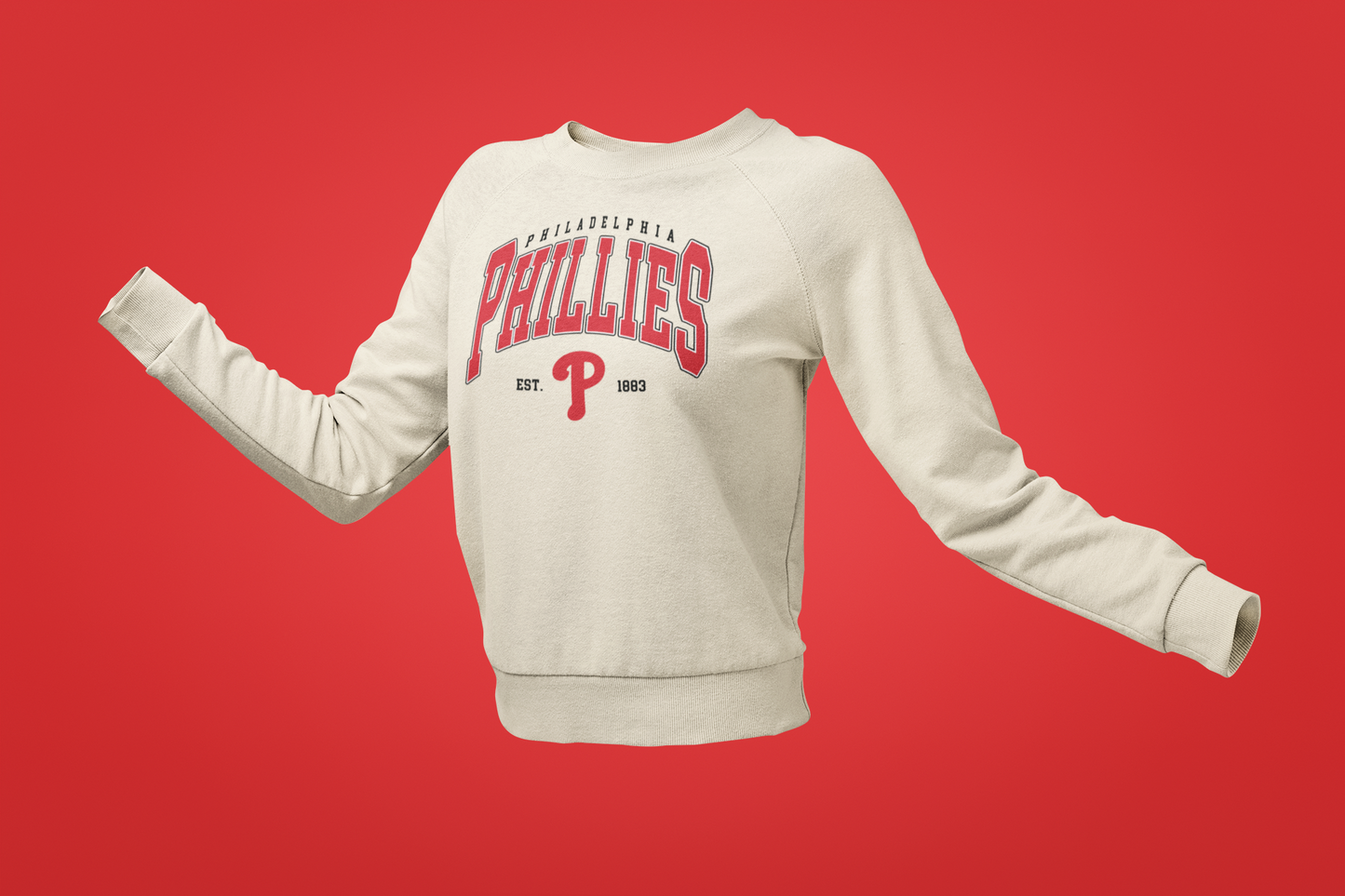 Ladies Philadelphia Phillies Crewneck