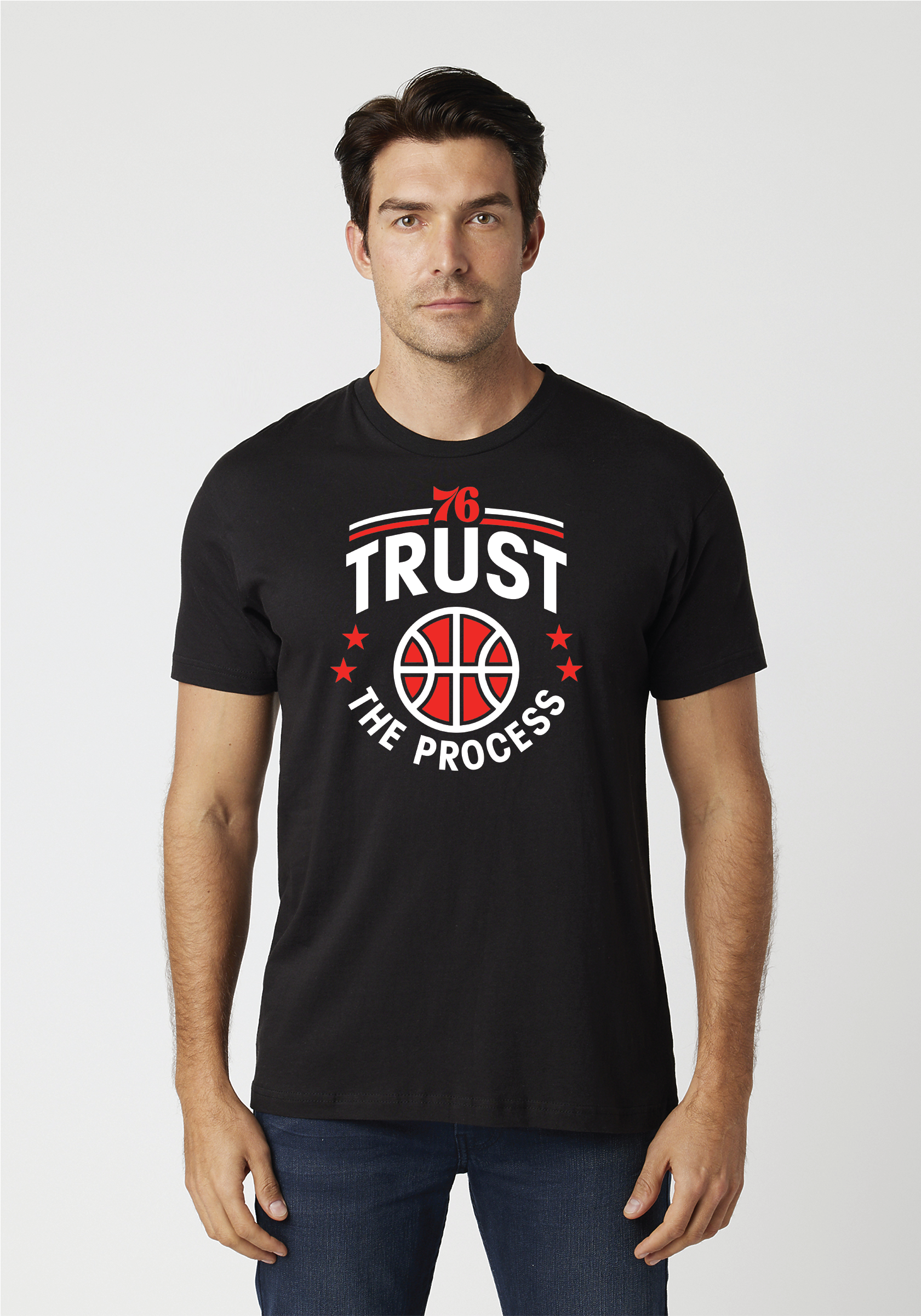  Philadelphia Trust the Process T-shirt : Clothing